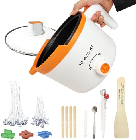 Ksedcon Olla Eléctrica de Fusion para Velas Fundidor de Cera para...
