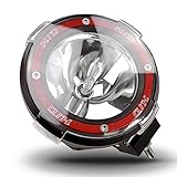 4 Inch Round Offroad Lights, Beiguoo 9-16V HID Driving Light Bar Pods 55W for Trucks ATV UTV SUV Car Tractors Spot Beam Off-Roading Lighting