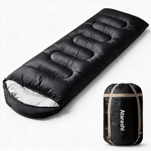 Atarashi Camping Sleeping Bag for Adults - 0 Degree Cold Weather...