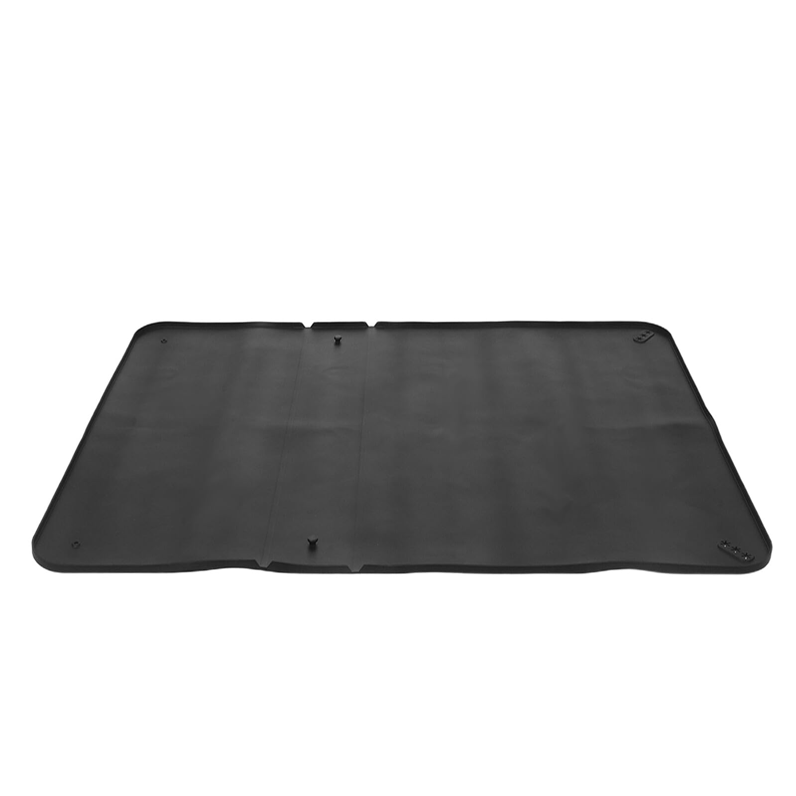 ifundom Supporto e Pieghevole per Traversine Cuccioli Nero in Silicone con Ventose Antiscivolo Tappetino Igienico Riutilizzabile per Area Pet e Viaggi