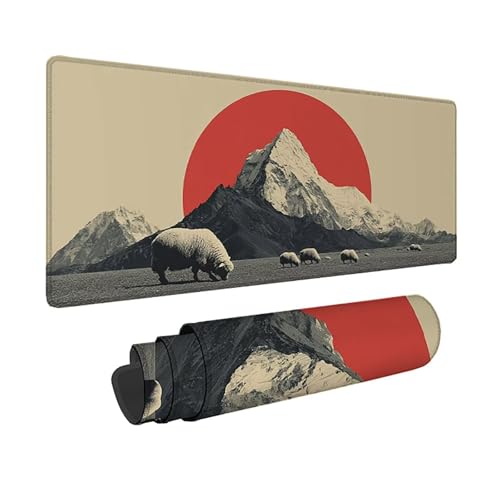 Tapis de Souris XXL 150 x 80 pour Aménager un Bureau PC Cosy