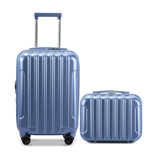 LEADZM Set de 2 Valises de Voyage avec Vanity Case,...