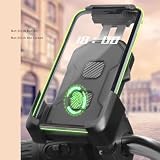 Sunicon Uchwyt na telefon rowerowy Amortyzacja Materiał ABS o wysokiej wytrzymałości Uniwersalny uchwyt na telefon motocyklowy do skutera
