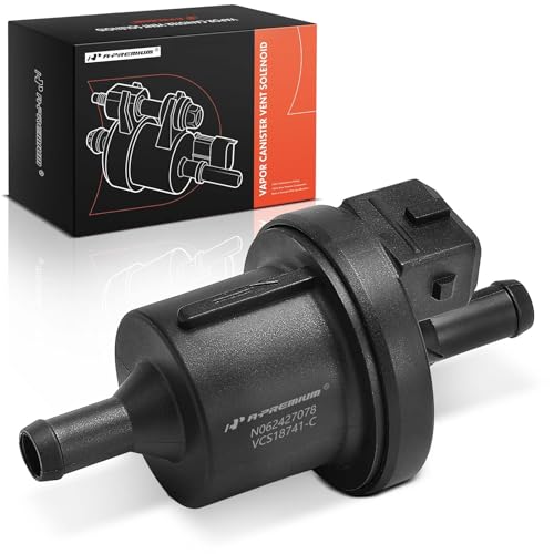 A-Premium Vapor Canister Purge Solenoid Valve Compatible with Kia Sportage 1996-2002, Rio 2001-2002, Sephia 1998-2001, Spectra 2000-2004, 1.5L, 1.8L, 2.0L, Replace# 0K01B18741