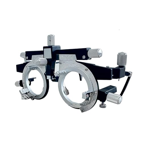 FocusVue Optical Trial Lens Frame Optometry Universal Fully Adjustable Optical Lightweight Trial Lens Frame for Optometry and Optician Glasses Testing and Fitting TF-P50L