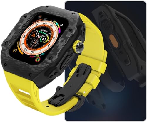 Bracelet montre fibre de carbone Apple Watch 45 mm style RM SE