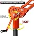 SDVantage Heavy-Duty Engine Hoist Crane with 360° Swivel Winch - 600Lbs Capacity for Efficient Lifting and Positioning in Automotive and Mechanical Work
