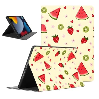 Mrtponk Summer Fruits Watermelon Tablet Case for iPad mini 3/2/1 Case 7.9 Inch,Cutes Pattern for Women Men Teens Protective Cover Flip PU Leather Stand Funda