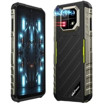 Global Premier] Ulefon Armor 22 Enhanced Cell Phone, 16GB (8GB+8GB) RAM, 256GB ROM, Android 13 Smartphones, NFC 64MP 4G Phone