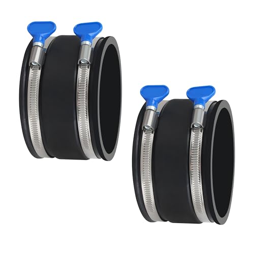 4” Dust Control Flex Cuff and Adjustable Key Hose Clamps