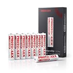PHOTOOLEX – PHOTOOLEX AAA Akku 1300mWh 8 Stück - wiederaufladbare Lithiu
