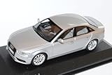 minichamps audi a4 b6 Aus Metall mit Plastikteilen Minichamps A-U-D-I A4 B8 Facelift Ab 2011 Limousine EIS Silber Ab 2007 1/43 Modell Auto