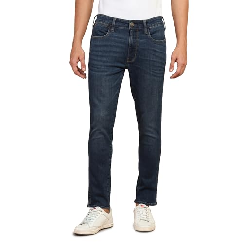 Image of Wrangler Men Blue Relaxed Fit High Rise Jeans
