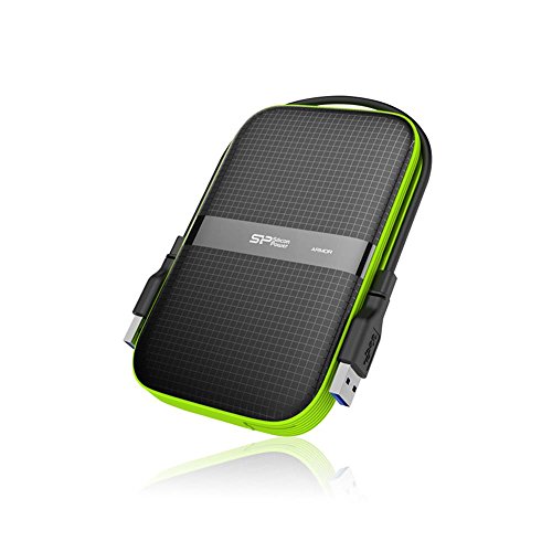 Silicon Power SP020TBPHDA60S3K Armor A60 Hard Disk Esterno Portatile da 2 TB, Antiurto/2.5', USB...