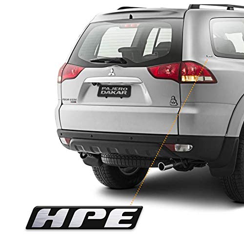 Kit Emblemas Mitsubishi Pajero Dakar Hpe Di-Dh 2014 Resinado