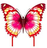 Pandiui23 Cometa Mariposa, Cometa Infantil, Cometa Mariposa para niños, Cometa para Adultos (Rosa)