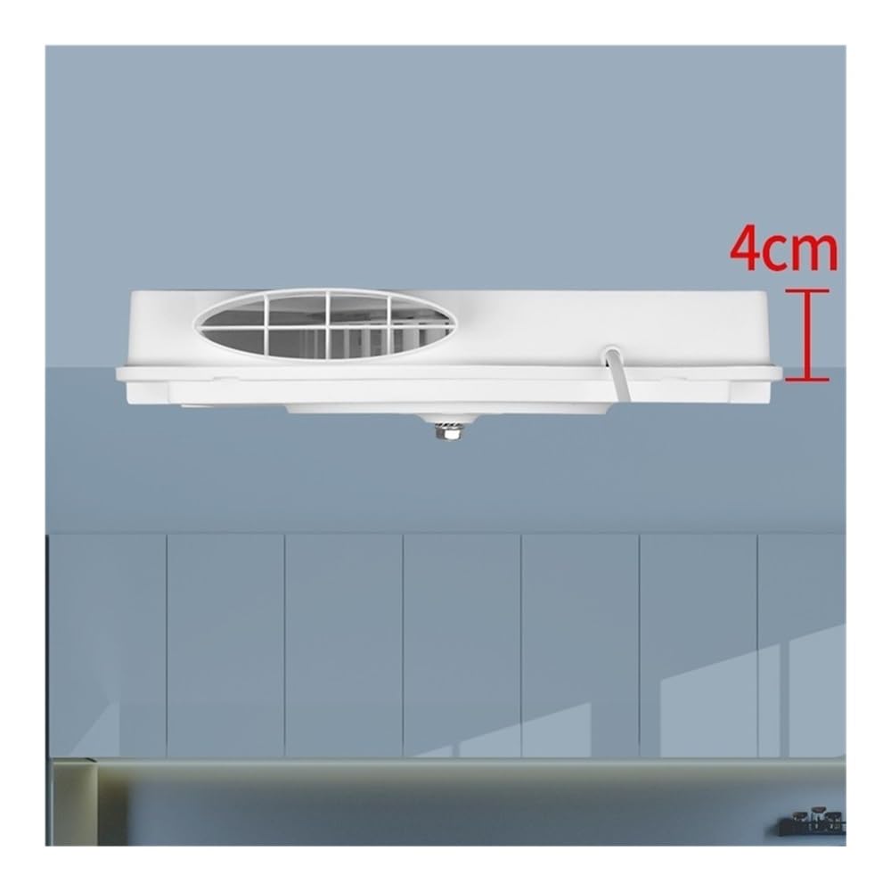 Ventilatore di scarico del bagno, Ventilatore di scarico ultrasottile silenzioso da 4 cm for cucina, bagno, 30 * 30 cm, per Soffitta, Garage, Pollaio