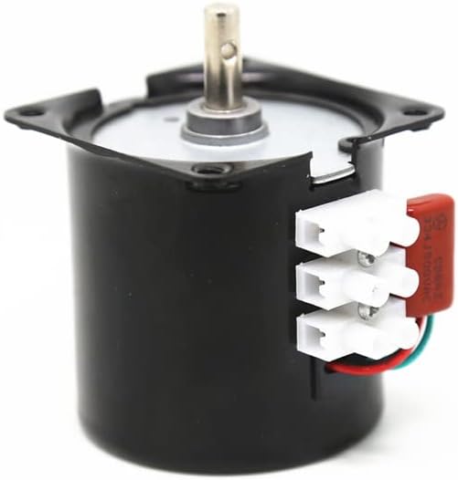 60KTYZ Permanent Magnet Synchronous Motor AC220V 14W 1.2rpm~110rpm 0.5A 60mm PMSM Motor with 7mm Shaft - (Type: A, Speed: 5rpm)