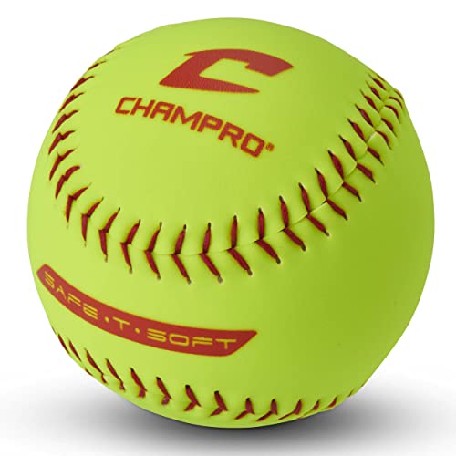 Champro Safe-T-Softball Cover (Optic Yellow, 12-Inch), Pack Of 12 #TOP2