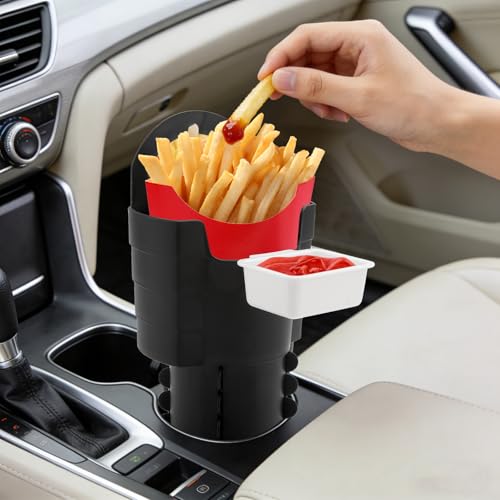Portavasos para auto con soporte multi-compartimento miniatura 4