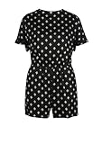 Allover Print s.Oliver Damen 120.10.005.20.201.2038060 Overall, Black AOP, 46