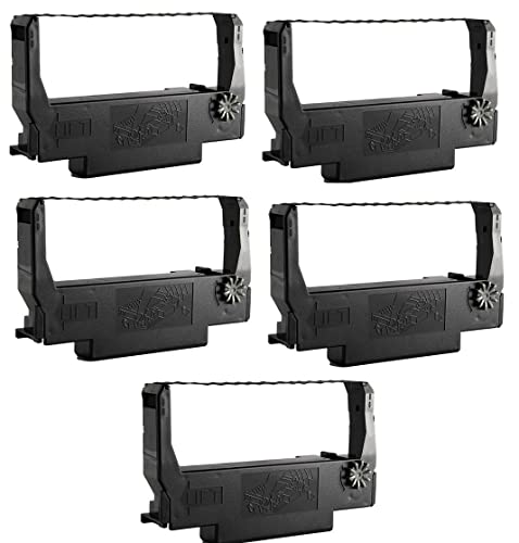 Image of Ep ERC 38 Cartridge Ribbon Compatible for Epson TM-300,TM U210D,TM U220D TM-U220 TM-U220-B (Black 5)