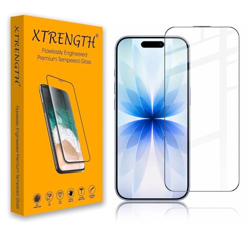 Image of Tempered Glass for iPhone 17 (6.3 Inch) with Installation Kit | 9H Edge to Edge Screen Protector | Anti Scratch