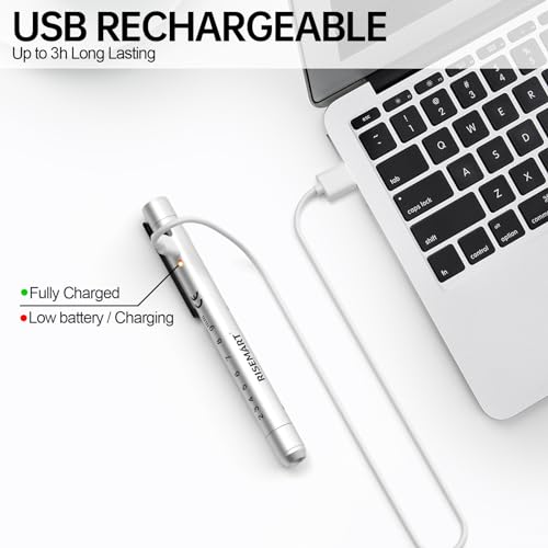 Image of Rechargeable Pen Light for Nurses and Doctor LED Penlight with USB Charging