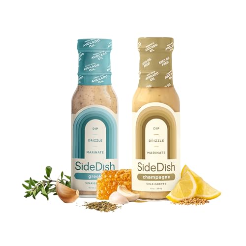 SideDish Zesty Greek Vinaigrette & Champagne Vinaigrette