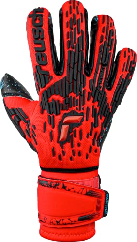 Reusch Attrakt Freegel Fusion Ortho-Tec Goaliator Goalkeeper Gloves, Red/Future Blue/Black, Size 10 #TOP3