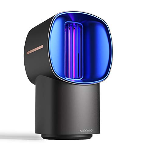 MiUONG Mosquito Trap Indoor Insect Trap Gnat Killer Flying Bugs: Fruit Fly, Bug, Insect, Mosquito Killer with Sticky Glue Boards for Home Kitchen No Zapper (Blue)