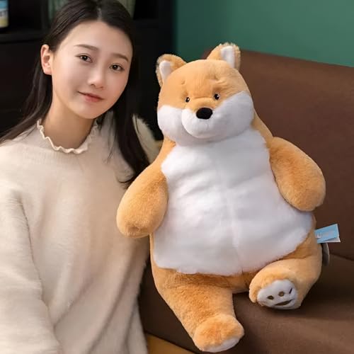 Image of Tickles Cute Beer Soft Stuffed Plush Animal Toy for Kids Boys & Girls Birthday Gifts (Color: White & Brown Size: 55 cm)