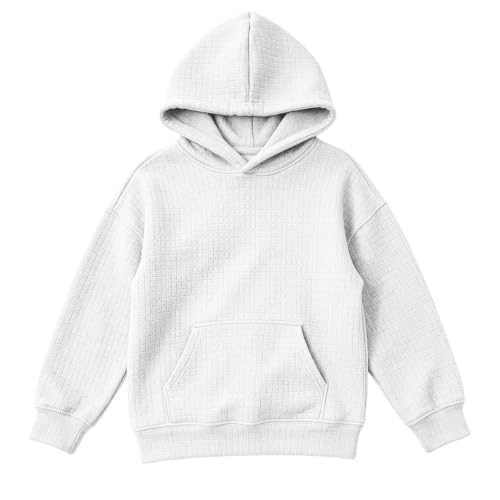 Ayolanni little girls clothes Hoodies for Girls Cute Fashion Long Sleeve Hooded Sweatshirt Teen Clothes White - image 6