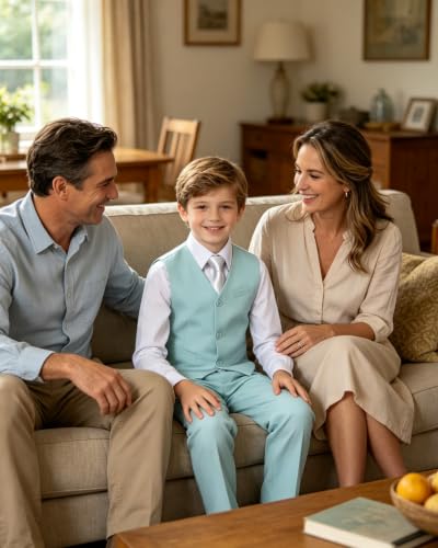 Image of Kids Vest for Boys Formal Suit Vests