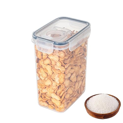 2.0L Botes Cocina Almacenaje, Recipientes para Alimentos, Contenedores Alimentos Herméticos, Recipientes de Alimentos con Tapa, Contenedores de Almacenamiento de Alimentos para Cereales, Harina