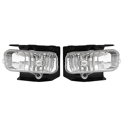 HECASA Fog Light Assembly Compatible with 1999-2004 Ford F-150 F-250 Expedition Heritage Replacement for FO2591105 W/Halogen Bulb Fog Lamps Clear Lens Driver & Passenger Side by HECASA - Used condition - Image 3