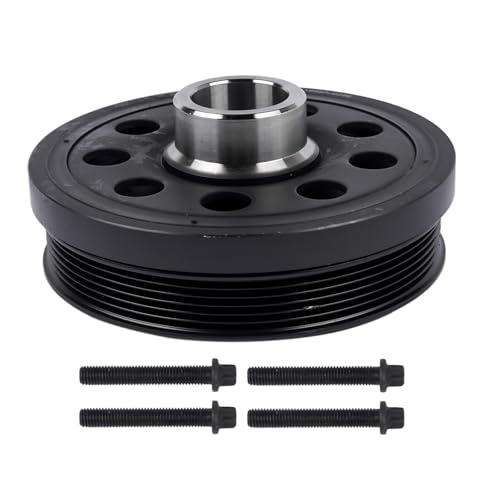 Riemenscheibe Kurbelwelle mit Schrauben Kompatibel mit E81 E82 E87 E88 E90 E91 E92 E93 X1 N47 2010-2015 11237823191 11237797995 Hopzty