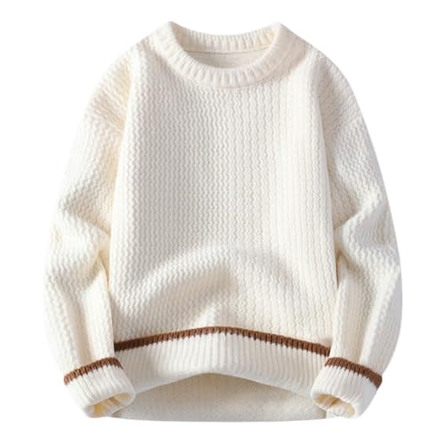 Pull en tricot à manches longues homme chaud vêtement automne hiver