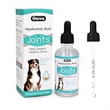 Hyaluronic Acid Joint Supplement for Dogs, Dog Hip and Joint Supplement, High Molecular Weight Natural Support for Dog Joint Health & Movement, Premium Dogs Essentials for Joint, Skin, Coat, Eye Care