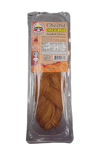 Chechil Cheese Braid 2 Pack – Smoked String Cheese – Traditional Eastern European Snack – 150g Each by CheeseMeister