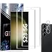 Produktbild für Samsung Galaxy S23 Panzerglas Schutzfolie [2+1 Pack] [Kameraschutzfolie], [9H Härte] [3D transparentes HD-Glas] Full Coverage Fingerabdruck entsperren Displayschutzfolie für S23