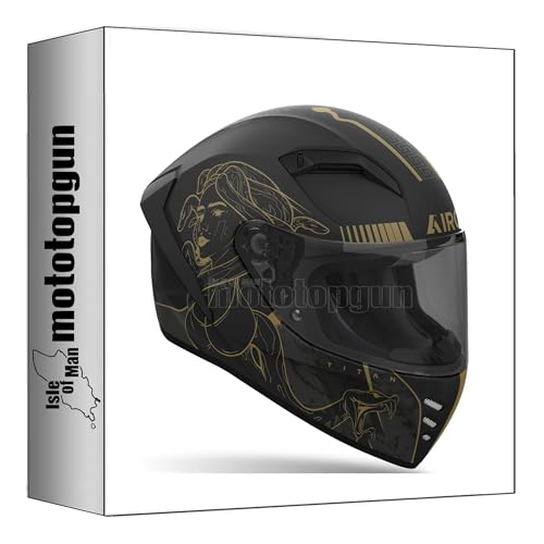 Casque Moto Airoh Connor Titan Matt avec finition mate aérodynamique