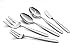 Bruntmor, CRUX Sterling Quality Silverware Royal 45 Piece Flatware Cutlery Set, 18/10 Stainless Steel, Service for 8 100% Rust Proof (45 Piece)