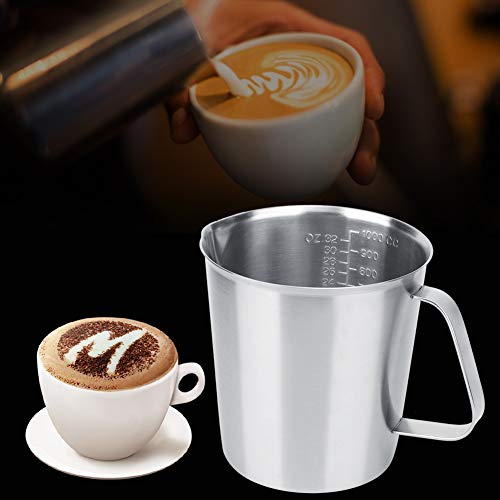 Jarra de espuma de leche antideslizante AMONIDA de 1000ml para un vertido estable 2