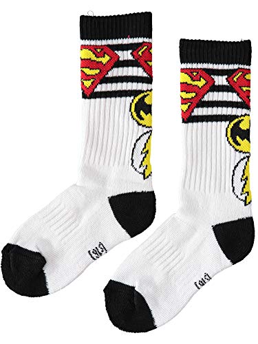 DC Comics Justice League Boys Crew Socks, 2 Pack (L)3