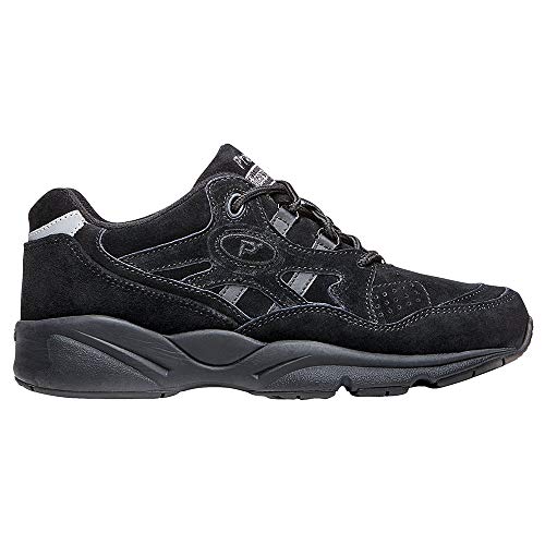 Image of Propet Womens Tour Walker Strap Walking Walking Sneakers Shoes - Black