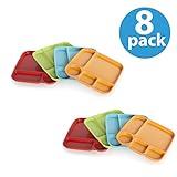 Nordic Ware Party Trays, Assorted Colors, Set of 8