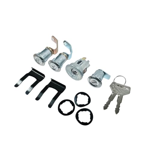 69005-90316 Ignition Switch & Door Lock Cylinder Set with Key Fit for 1969-1986 Toyota Land Cruiser FJ40 FJ45 BJ40 by Crmopix - Image 3