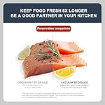 MegaWise Powerful and Compact Vacuum Sealer Machine One-Touch Automatic Food Sealer - Image 3