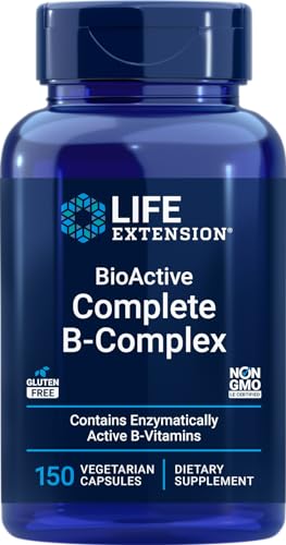 Life Extension BioActive Complete B-Complex 150 Vegetarian Capsules
